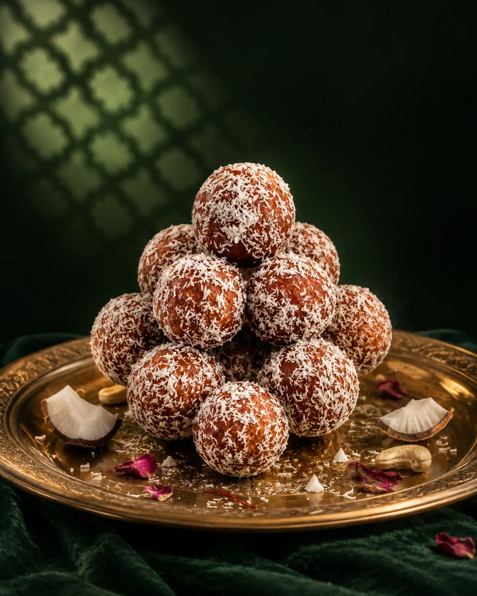 Gulab Jamun with Coconut