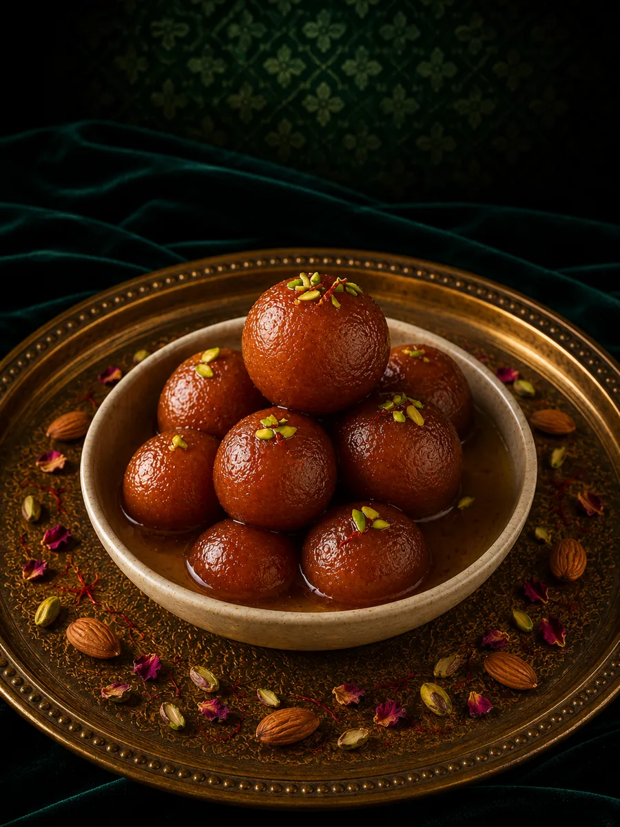 Gulab Jamun, handmade at the Badshah kitchen