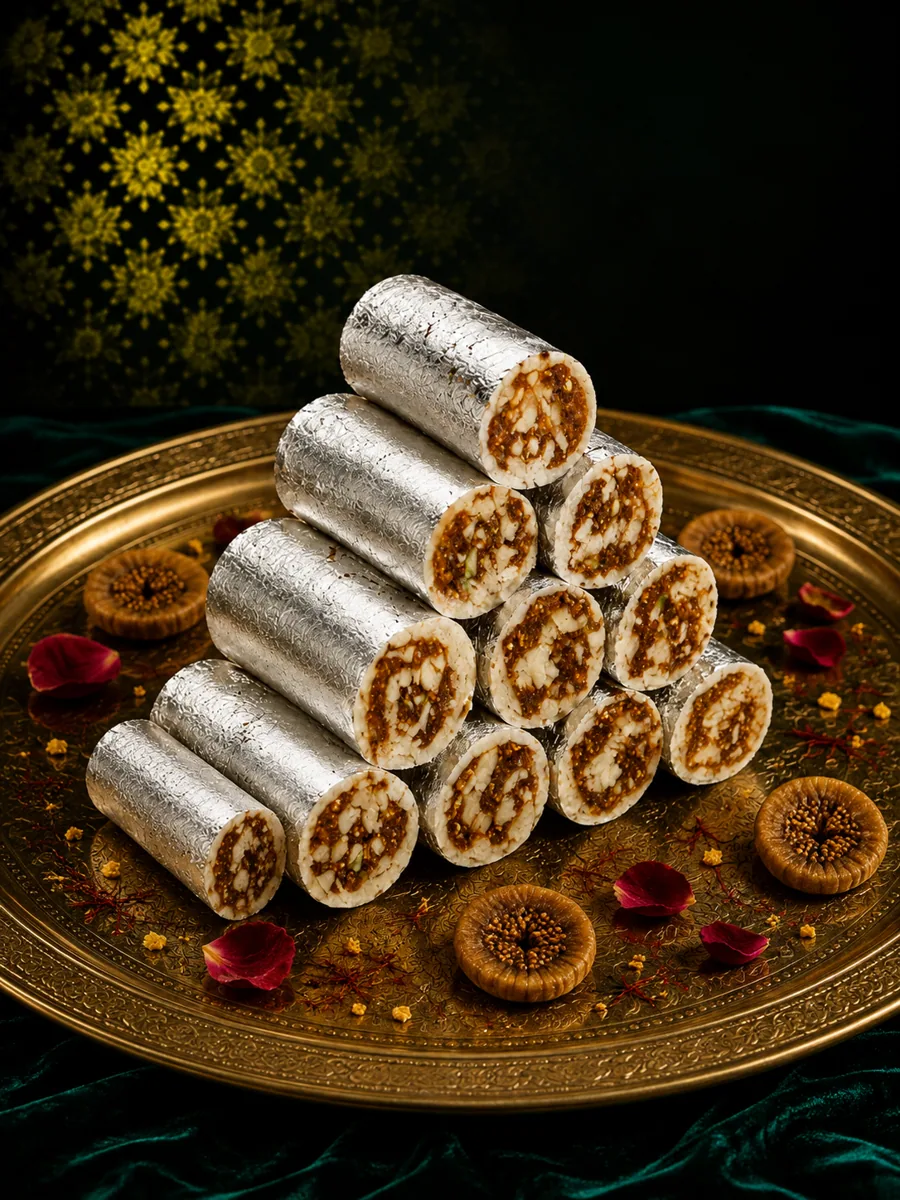 Kaju Anjeer Roll