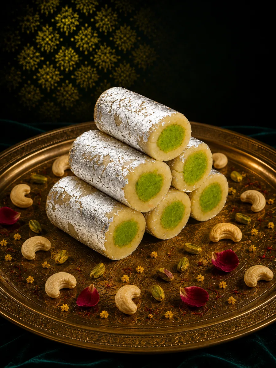 Kaju Pista Roll