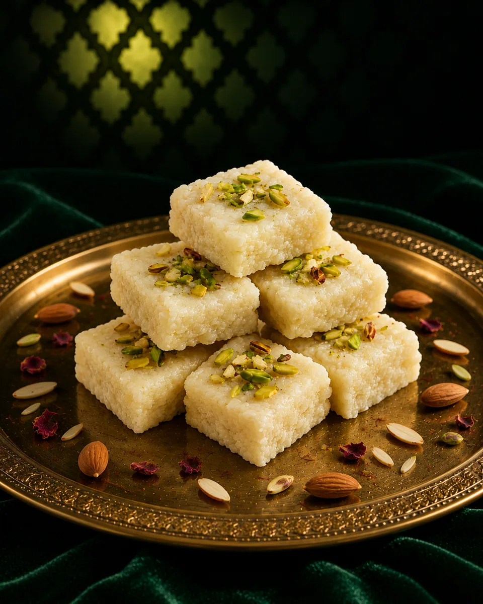 Khoya Almond Barfi