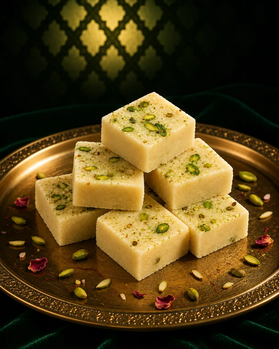 Khoya Pistachio Barfi