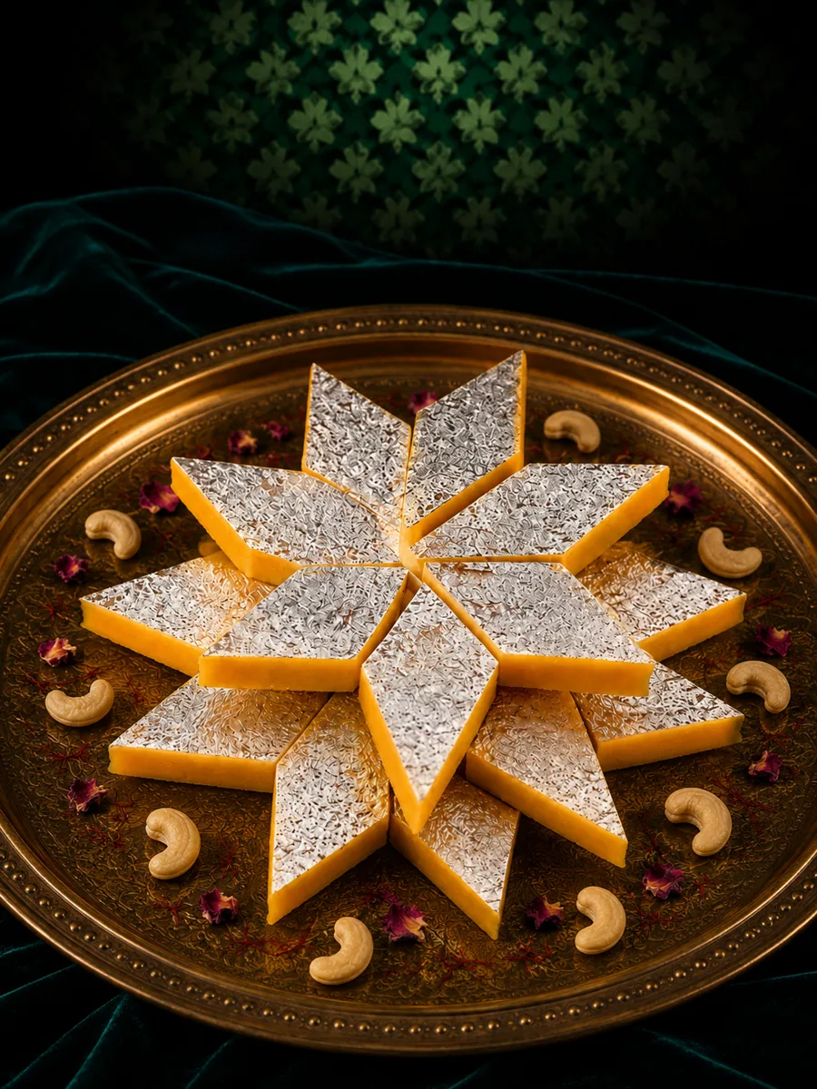 Mango Kaju Katli