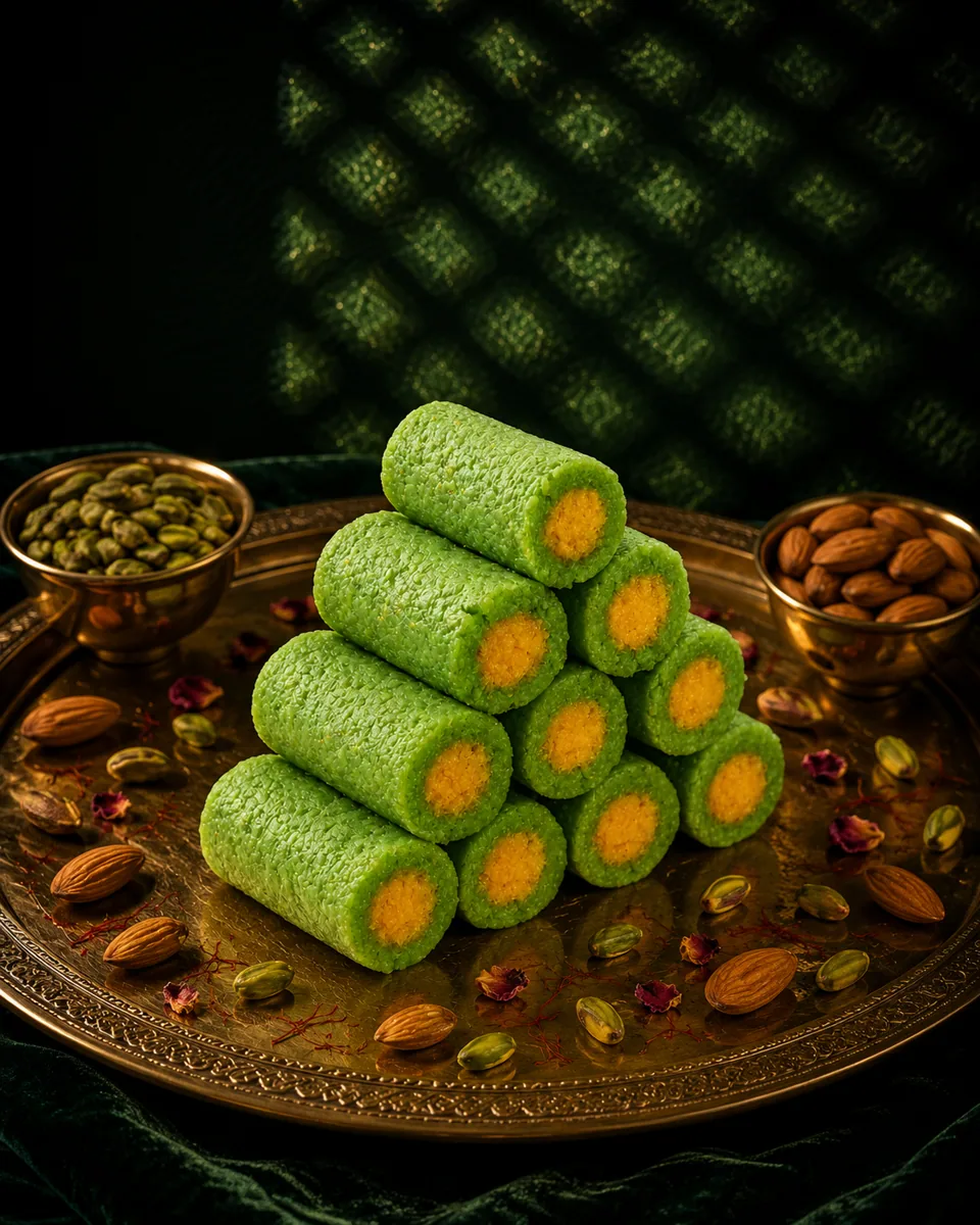 Mohini Roll (Pistachio Roll)