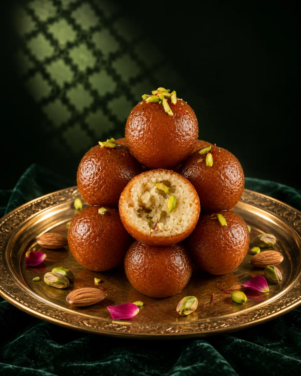 Stuffed Gulab Jamun